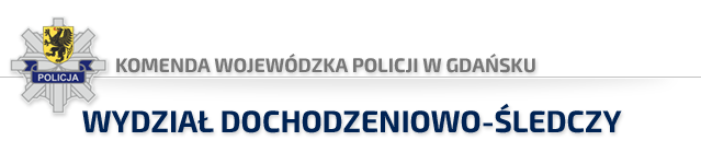 Komenda Wojewódzka Policji w Gdańsku - LOGO, wydział dochodzeniowo-śledczy